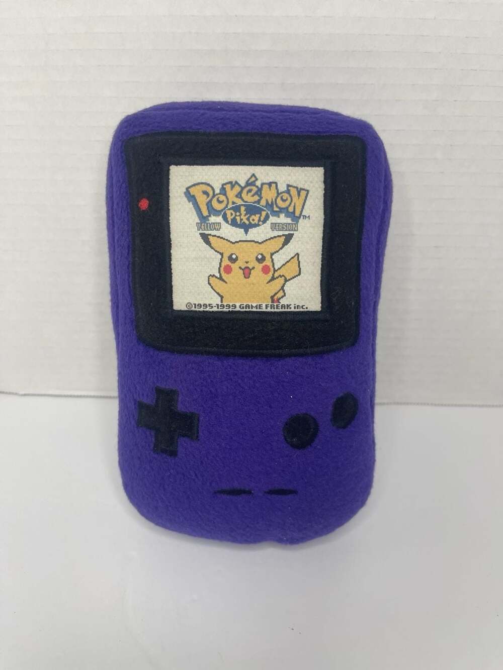 Toncraft Handmade Purple Game Boy Color Pokemon Yellow Version Plush Pillow Toy